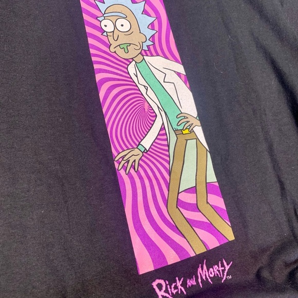 💙 Rick and Morty Adult Swim Graphic Tee – Size Small – 2021 Cartoon Network - Picture 2 of 4
